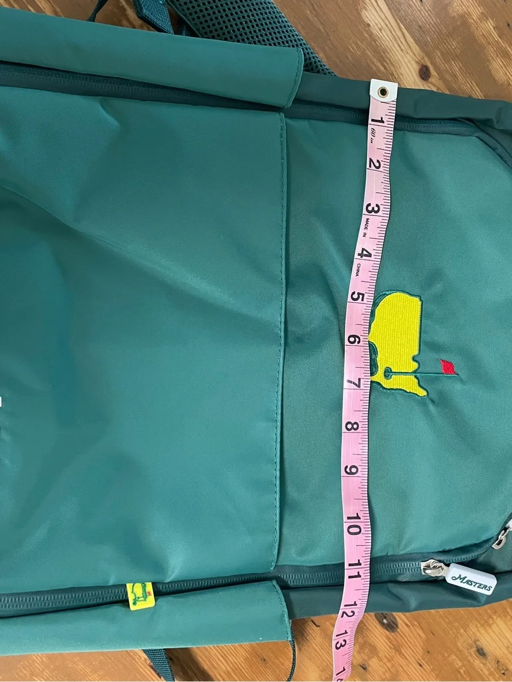 NWT Masters Green Golf Logo Backpack - Masters green